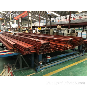 Aangepaste hoogwaardige houtkorrel aluminiumprofielen